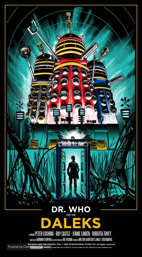 Dr. Who and the Daleks - British Movie Cover
