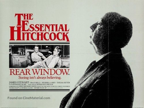 Rear Window - British Re-release movie poster