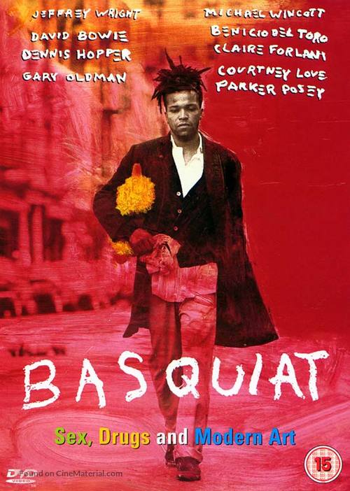 Basquiat - British DVD movie cover