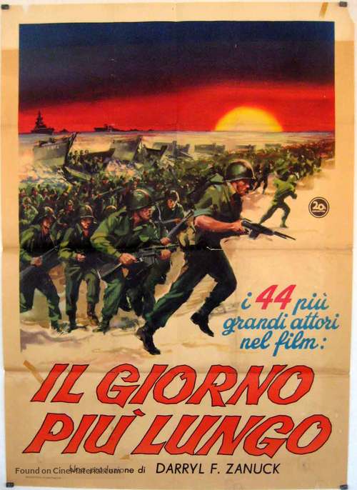 The Longest Day - Italian Movie Poster