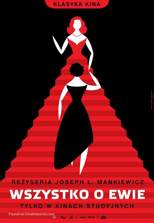 All About Eve - Polish Re-release movie poster