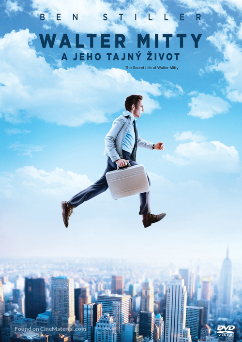 The Secret Life of Walter Mitty - Czech DVD movie cover