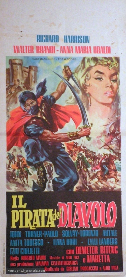 Il pirata del diavolo - Italian Movie Poster