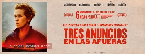 Three Billboards Outside Ebbing, Missouri - Spanish Movie Poster