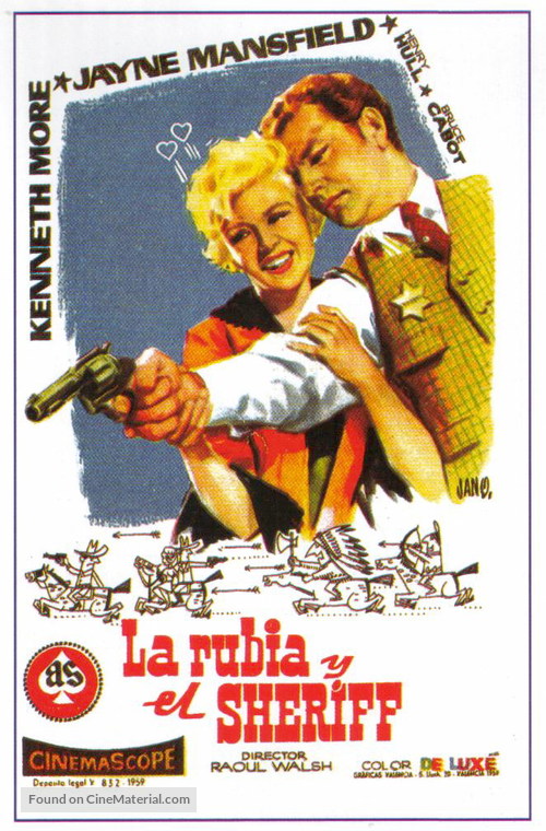 The Sheriff of Fractured Jaw - Spanish Movie Poster