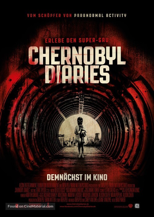 Chernobyl Diaries - German Movie Poster