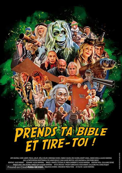 Prends ta bible et tire-toi - French Movie Poster