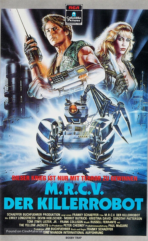Wired to Kill - German VHS movie cover
