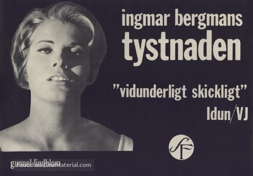Tystnaden - Swedish Movie Poster