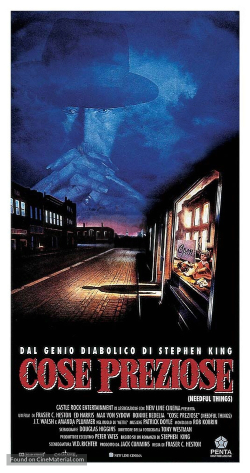 Needful Things - Italian Theatrical movie poster