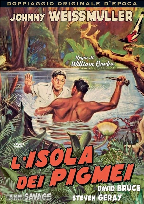 Jungle Jim in Pygmy Island - Italian DVD movie cover