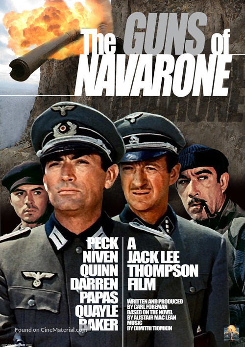 The Guns of Navarone - DVD movie cover