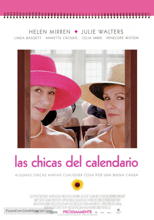 Calendar Girls - Spanish Movie Poster