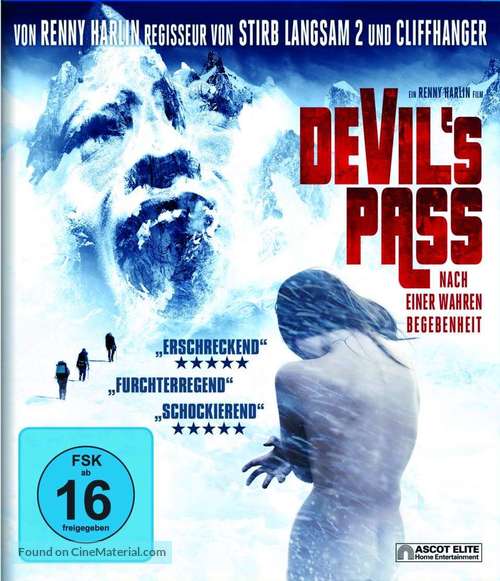 The Dyatlov Pass Incident - German Blu-Ray movie cover