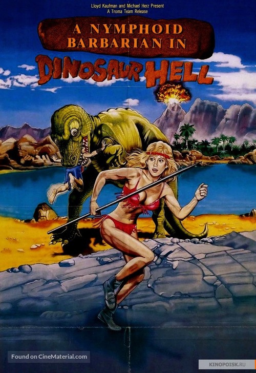 A Nymphoid Barbarian in Dinosaur Hell - Movie Poster