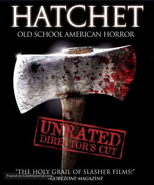 Hatchet - Blu-Ray movie cover