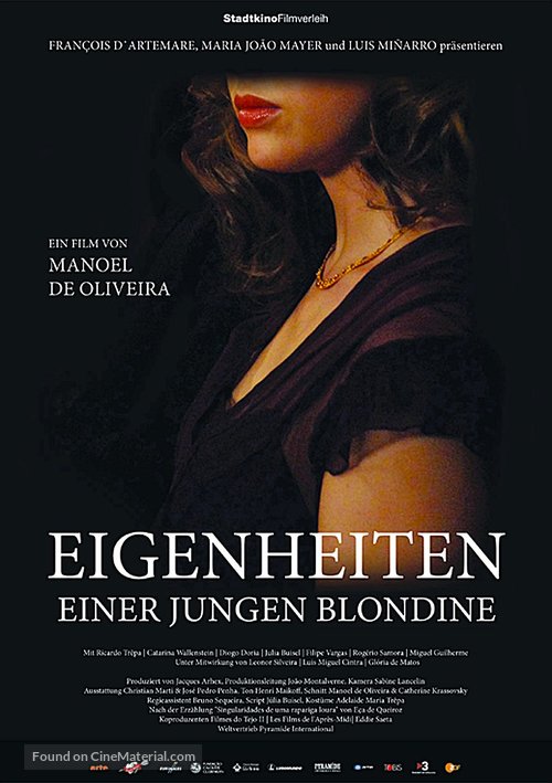 Singularidades de uma Rapariga Loira - Austrian Movie Poster