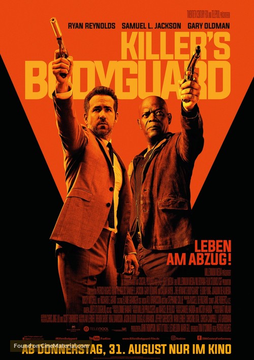 The Hitman&#039;s Bodyguard - German Movie Poster