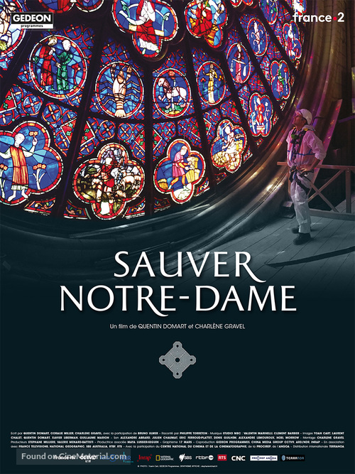 Saving Notre-Dame - French Movie Poster