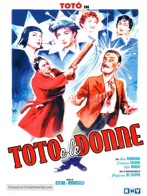 Tot&ograve; e le donne - Italian Movie Poster