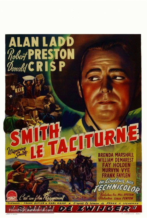 Whispering Smith - Belgian Movie Poster