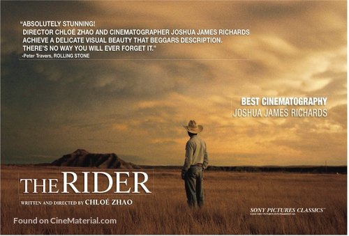 The Rider - For your consideration movie poster