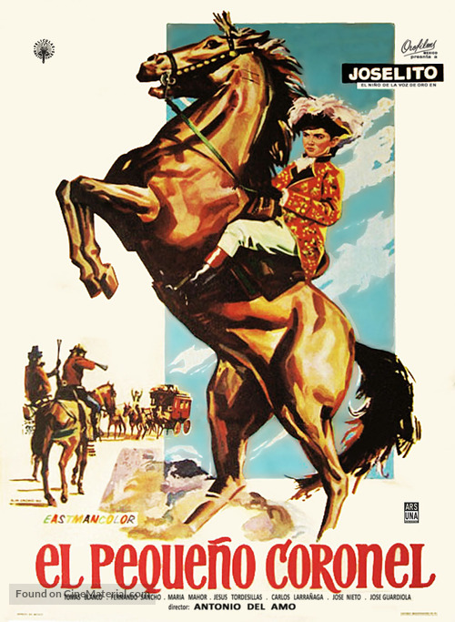 El peque&ntilde;o coronel - Mexican Movie Poster