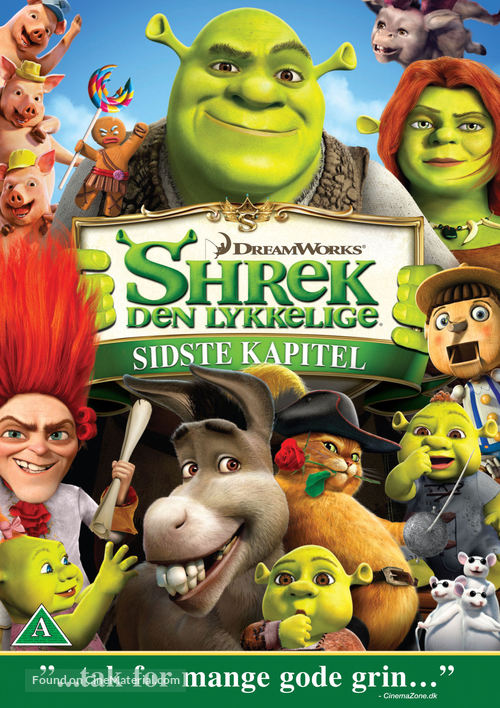 Shrek Forever After - Danish DVD movie cover