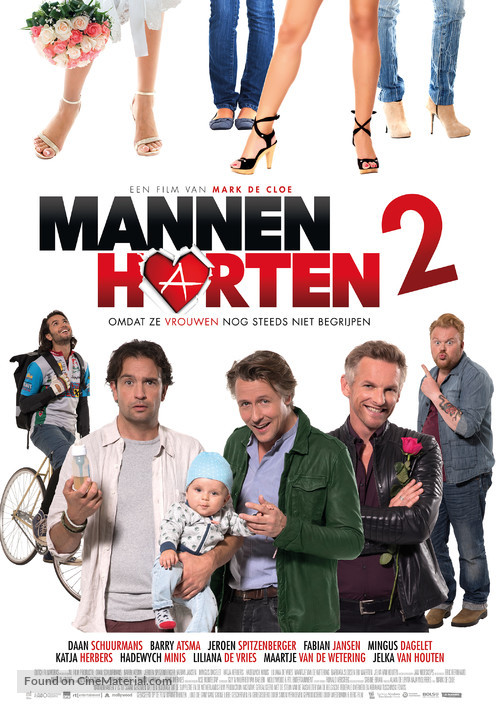 Mannenharten 2 - Dutch Movie Poster