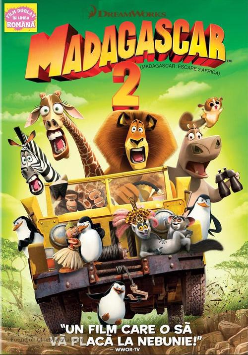 Madagascar: Escape 2 Africa - Romanian Movie Cover