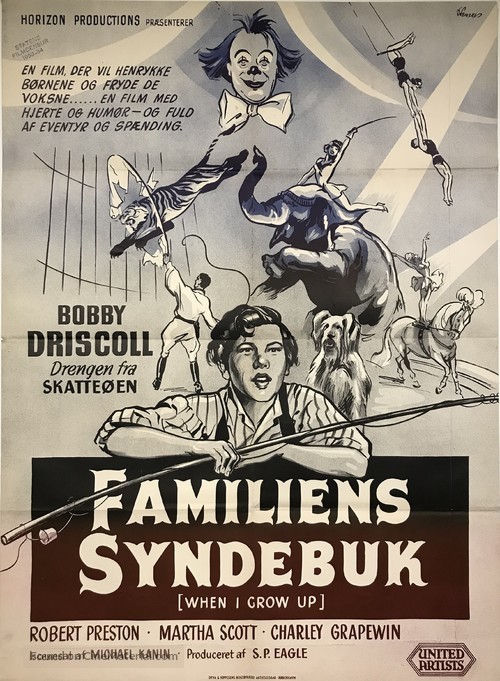When I Grow Up - Danish Movie Poster
