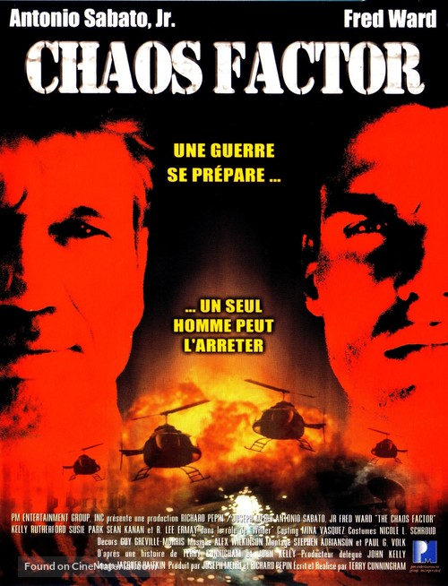 The Chaos Factor - French DVD movie cover