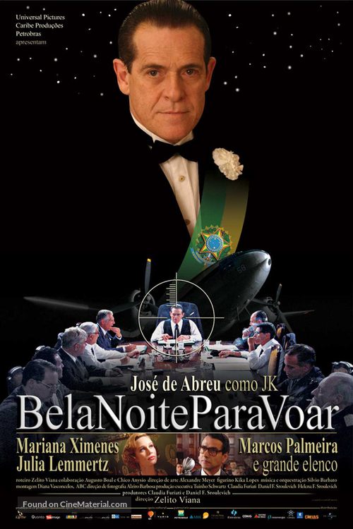 JK - Bela Noite Para Voar - Brazilian Movie Poster