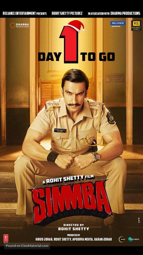 Simmba - Indian Movie Poster