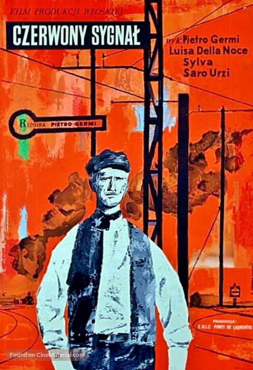 Il ferroviere - Polish Movie Poster