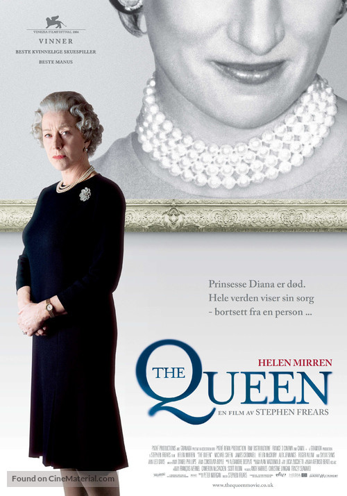 The Queen - Norwegian Theatrical movie poster