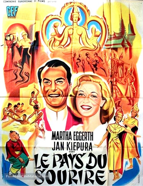 Das Land des L&auml;chelns - French Movie Poster