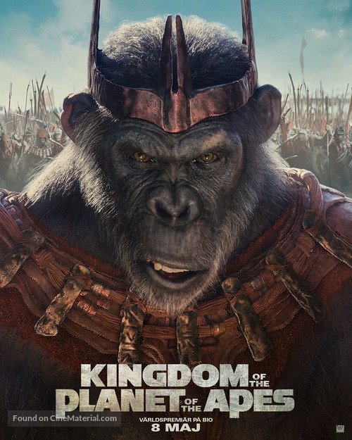Kingdom of the Planet of the Apes - Swedish Movie Poster
