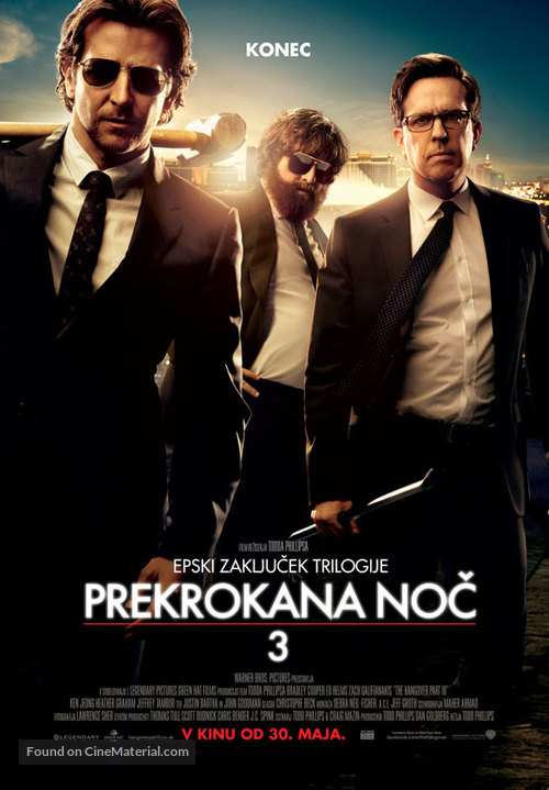 The Hangover Part III - Slovenian Movie Poster
