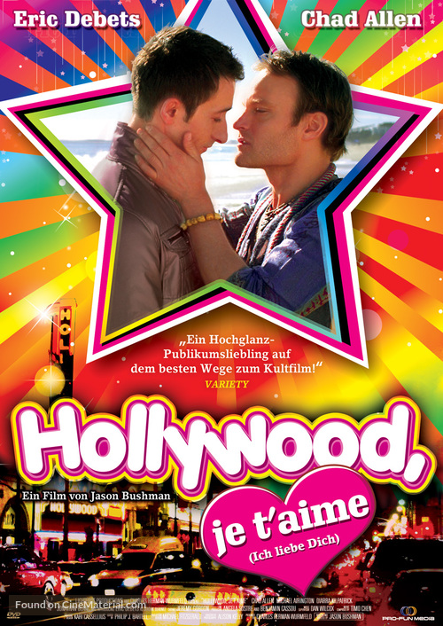 Hollywood, je t&#039;aime - German Movie Cover
