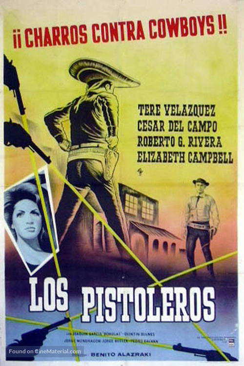 Los pistoleros - Mexican Movie Poster