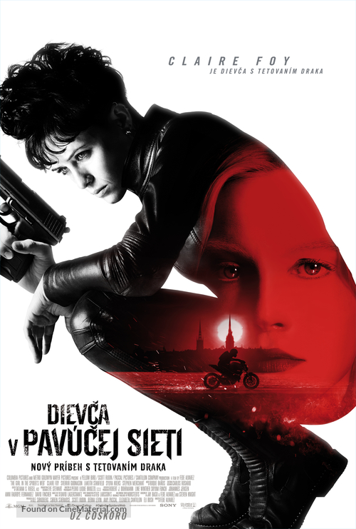 The Girl in the Spider&#039;s Web - Slovak Movie Poster