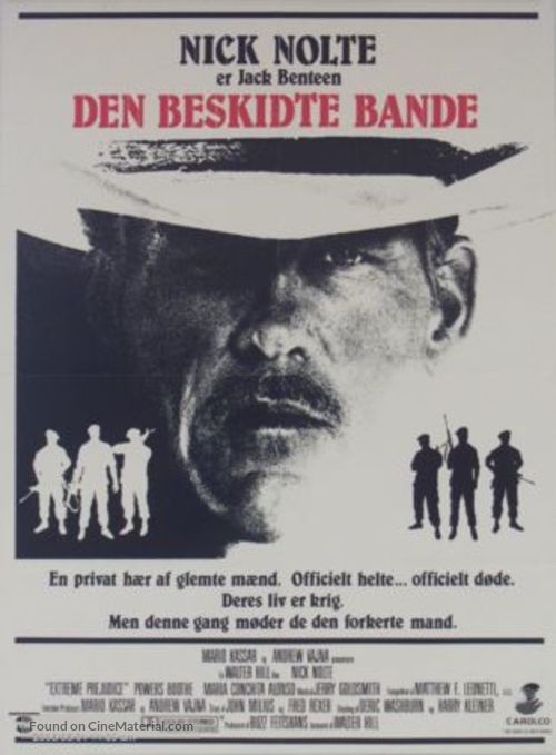 Extreme Prejudice - Danish Movie Poster