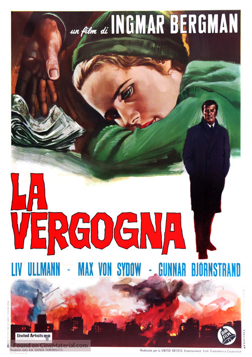 Skammen - Italian Movie Poster