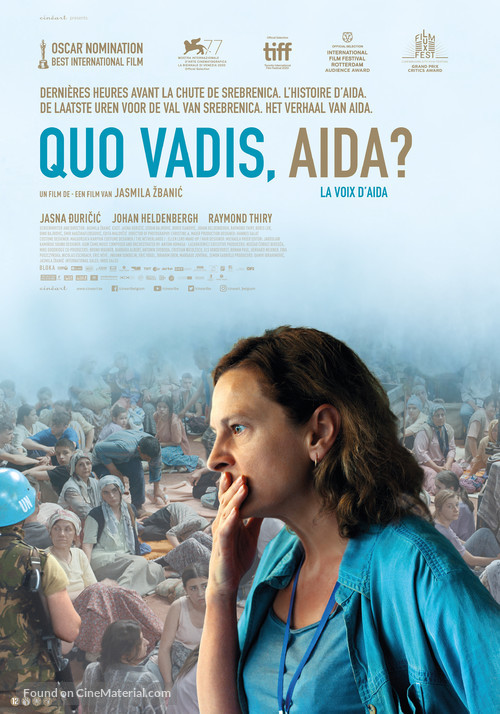 Quo vadis, Aida? - Belgian Movie Poster