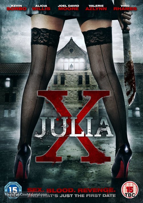 Julia X 2011 British dvd movie cover