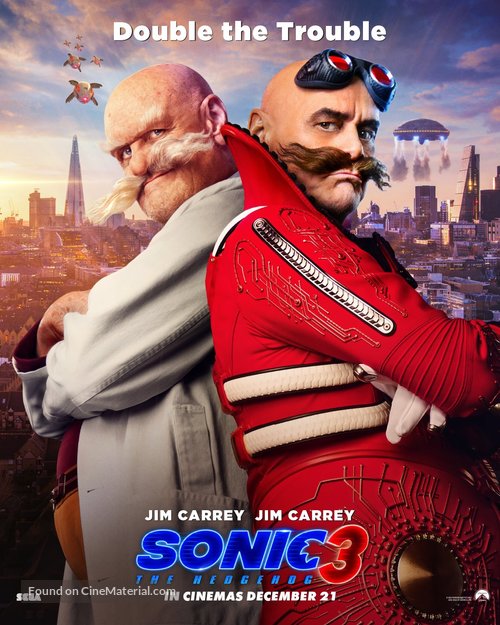 Sonic the Hedgehog 3 - British Movie Poster