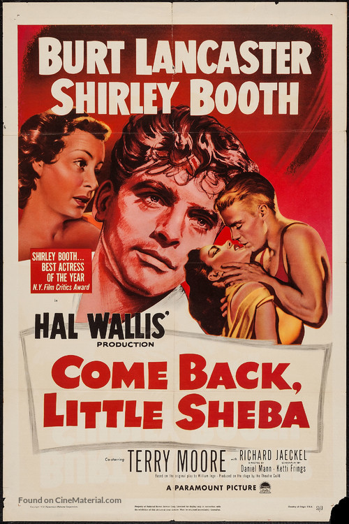 Come Back, Little Sheba - Movie Poster