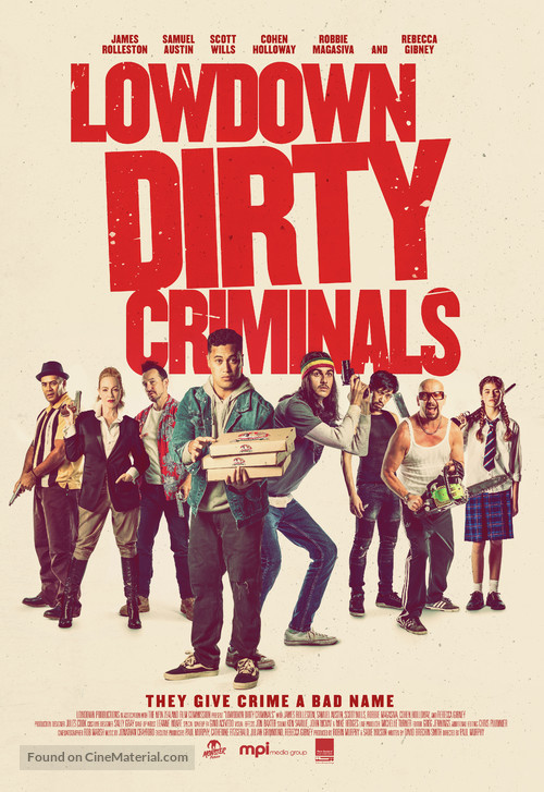 Lowdown Dirty Criminals - New Zealand Movie Poster