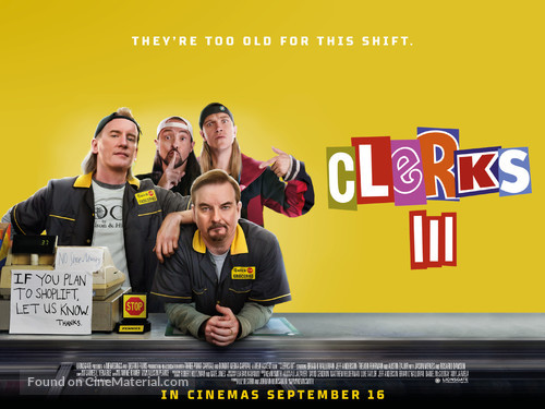 Clerks III - British Movie Poster